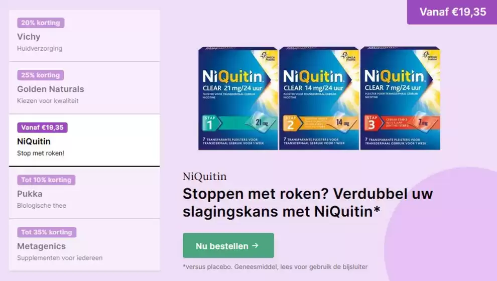 Catalogus van De Online Drogist in Eindhoven | Deals | 2025-12-29T00:00:00.000Z - 2026-01-12T00:00:00.000Z