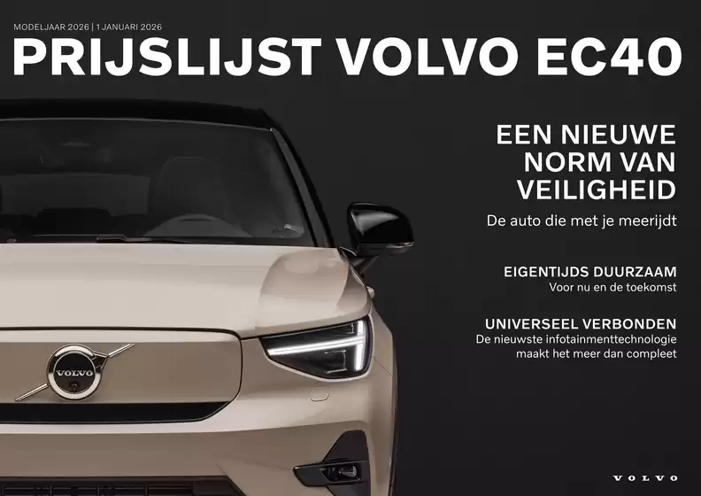 Catalogus van Volvo in Rotterdam | VOLVO EC40 | 2026-01-01T00:00:00.000Z - 2026-06-30T00:00:00.000Z
