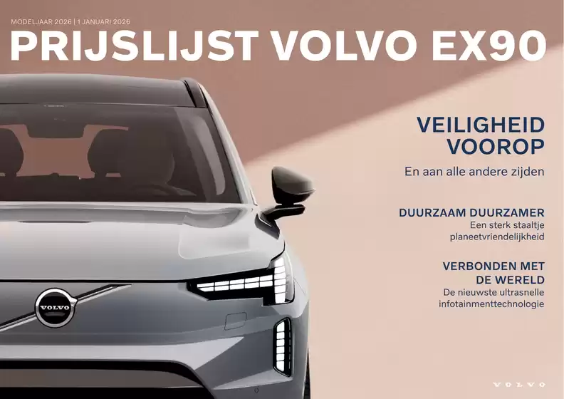 Catalogus van Volvo in Rotterdam | VOLVO EX90 | 2026-01-01T00:00:00.000Z - 2026-06-30T00:00:00.000Z
