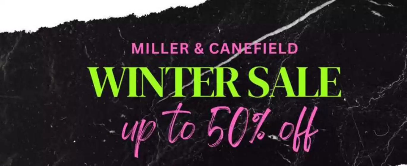 Catalogus van Miller & Canefield | 50% Korting | 2025-12-29T00:00:00.000Z - 2026-01-12T00:00:00.000Z