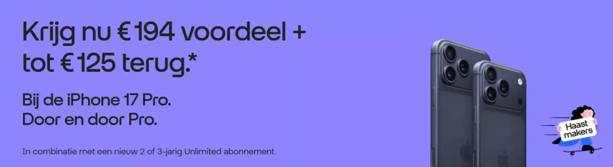 Catalogus van Odido in Sliedrecht | €194 voordeel + tot €125 terug. | 2025-12-30T00:00:00.000Z - 2026-01-06T00:00:00.000Z