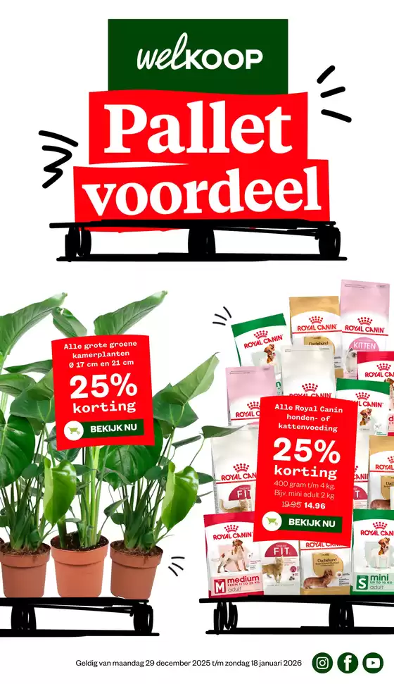 Catalogus van Welkoop in Eindhoven | Topdeals voor alle klanten | 2025-12-29T00:00:00.000Z - 2026-01-18T00:00:00.000Z