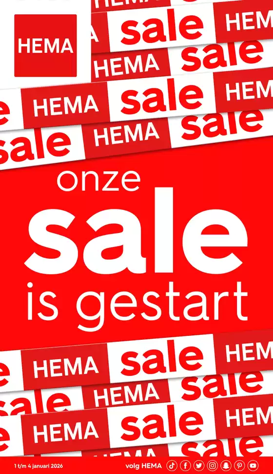 Catalogus van Hema in Roermond | Hema folder | 2026-01-01T00:00:00.000Z - 2026-01-04T00:00:00.000Z