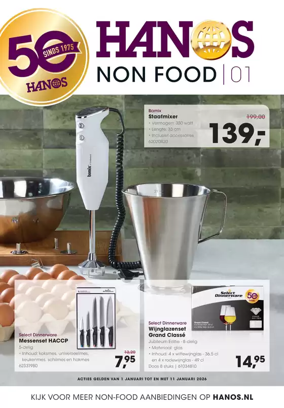 Catalogus van HANOS in Utrecht | HANOS Courant 1 Non-food | 2026-01-01T00:00:00.000Z - 2026-01-11T00:00:00.000Z