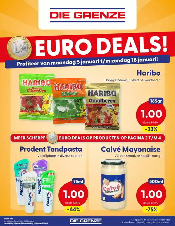 Catalogus van Medikamente die grenze in Utrecht | DieGrenze Folder Week 2 3 2026 2 | 2026-01-05T00:00:00.000Z - 2026-01-18T00:00:00.000Z