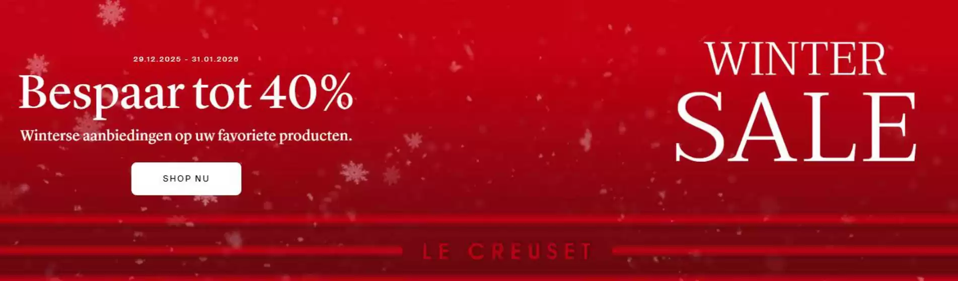 Catalogus van Le Creuset | Bespaar tot 40% | 2026-01-06T00:00:00.000Z - 2026-01-31T00:00:00.000Z