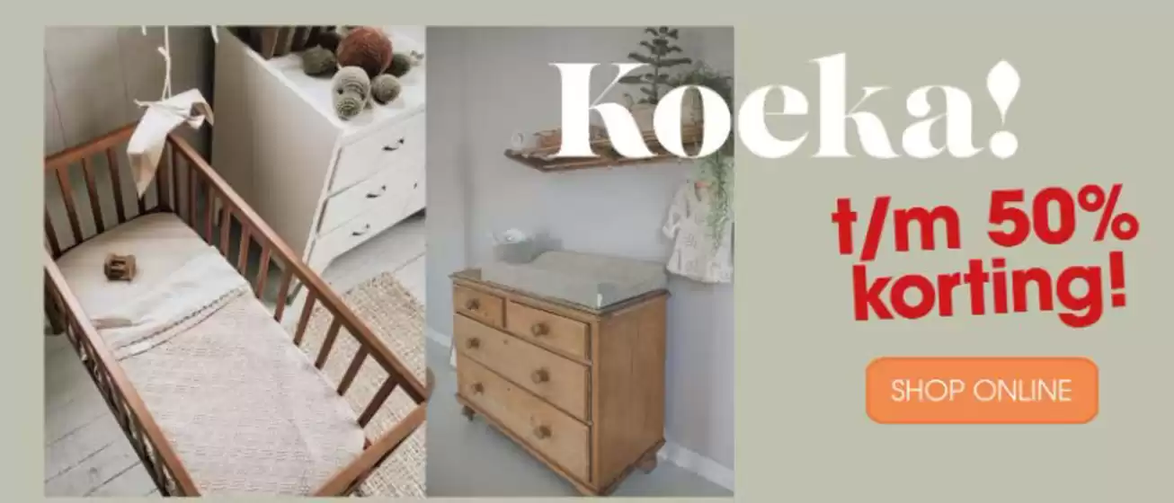 Catalogus van Babyplanet in Amsterdam | Koeka t/m 50%-70% Korting | 2026-01-07T00:00:00.000Z - 2026-01-18T00:00:00.000Z
