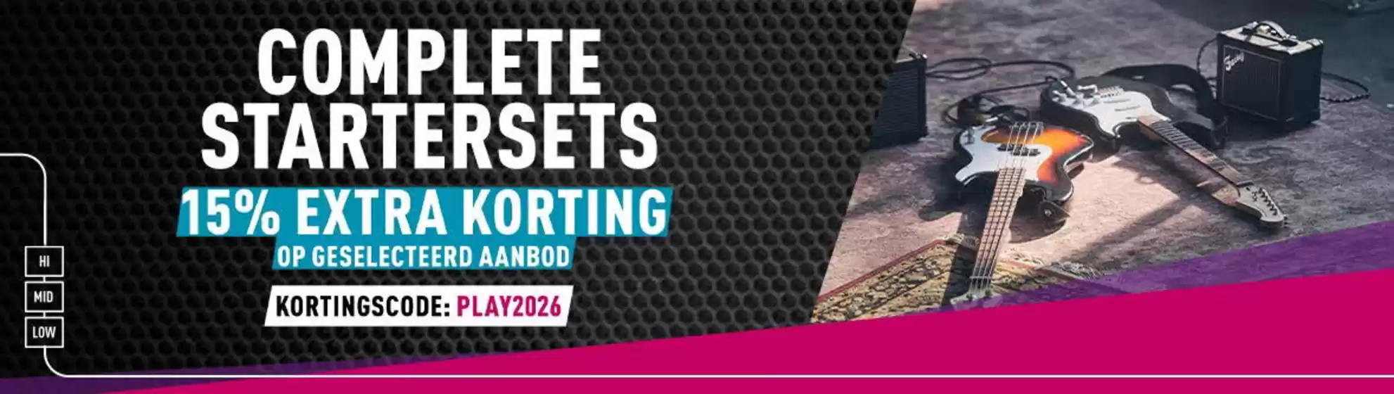 Catalogus van Bax Music in 's-Hertogenbosch | 15% extra korting op geselecteerd aanbod, Code: PLAY2026 | 2026-01-07T00:00:00.000Z - 2026-01-18T00:00:00.000Z