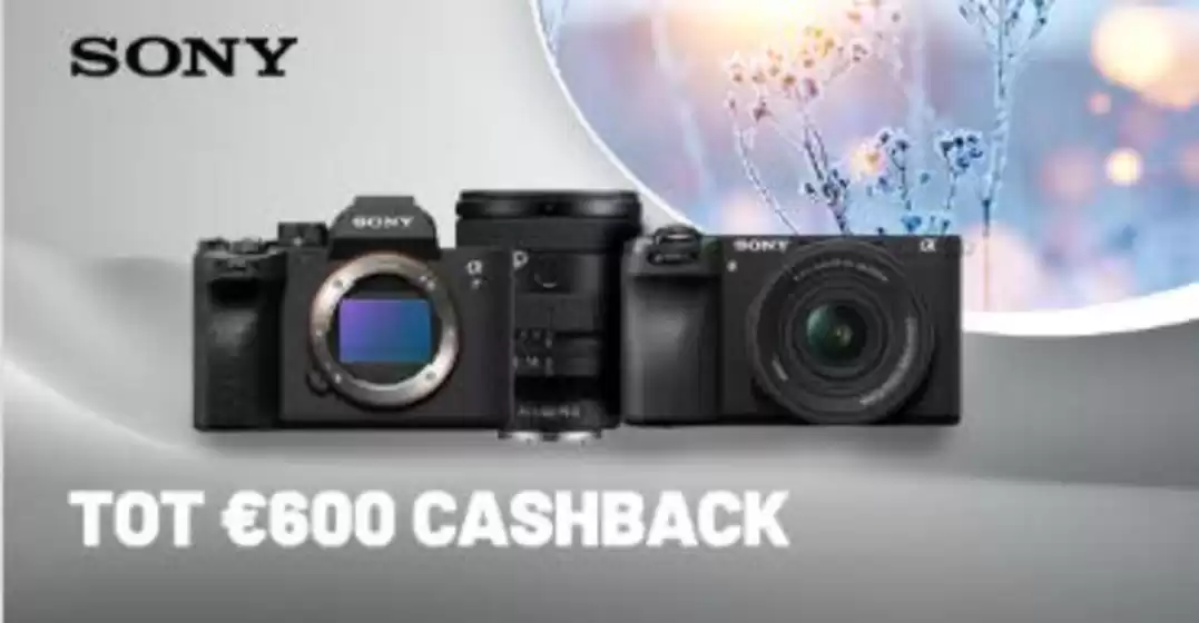 Catalogus van Kamera Express in 's-Hertogenbosch | Tot €600 cashback op diverse Sony camera's, lenzen en accessoires | 2026-01-07T00:00:00.000Z - 2026-01-18T00:00:00.000Z
