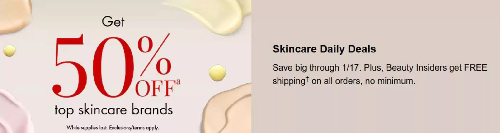 Catalogus van Sephora in Amstelveen | 50% off top skincare brands | 2026-01-07T00:00:00.000Z - 2026-01-18T00:00:00.000Z