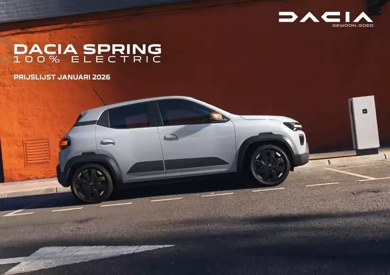 Catalogus van Dacia in Nijmegen | Spring prijslijst | 2026-01-07T00:00:00.000Z - 2026-06-30T00:00:00.000Z