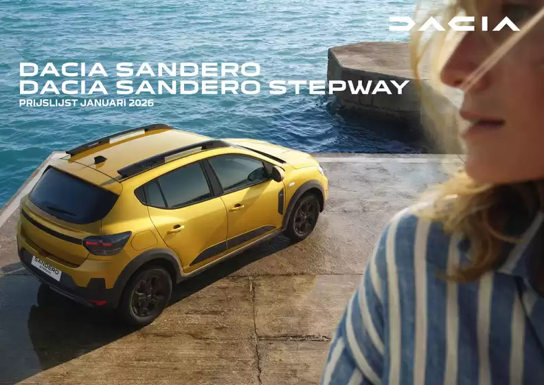 Catalogus van Dacia in Nijmegen | Sandero prijslijst | 2026-01-07T00:00:00.000Z - 2026-06-30T00:00:00.000Z