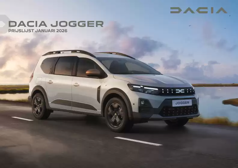 Catalogus van Dacia in Nijmegen | Jogger prijslijst | 2026-01-07T00:00:00.000Z - 2026-06-30T00:00:00.000Z