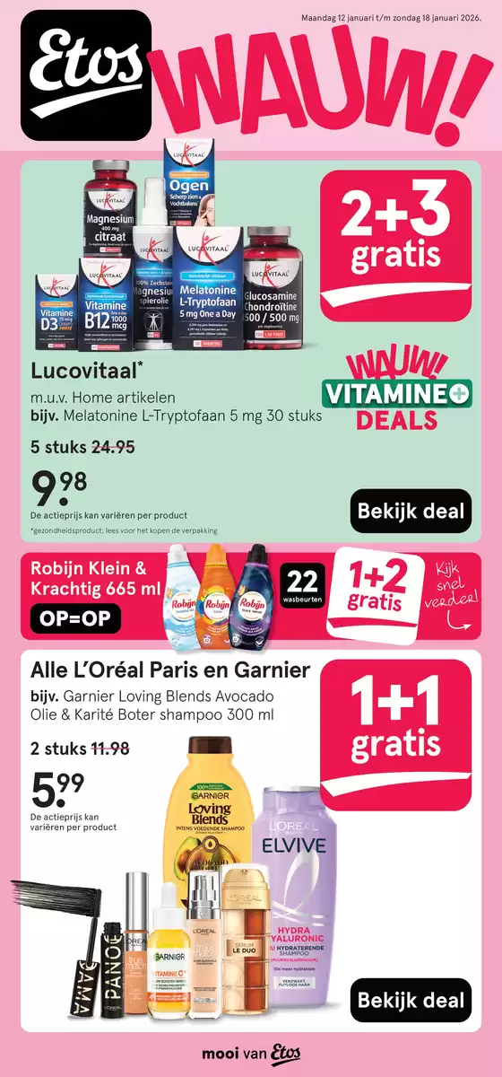 Catalogus van Etos in Den Haag | Exclusieve koopjes | 2026-01-12T00:00:00.000Z - 2026-01-18T00:00:00.000Z