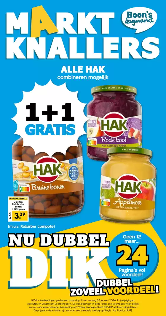 Catalogus van Boon's Markt in Amsterdam | Geweldige kortingen op geselecteerde producten | 2026-01-19T00:00:00.000Z - 2026-01-25T00:00:00.000Z