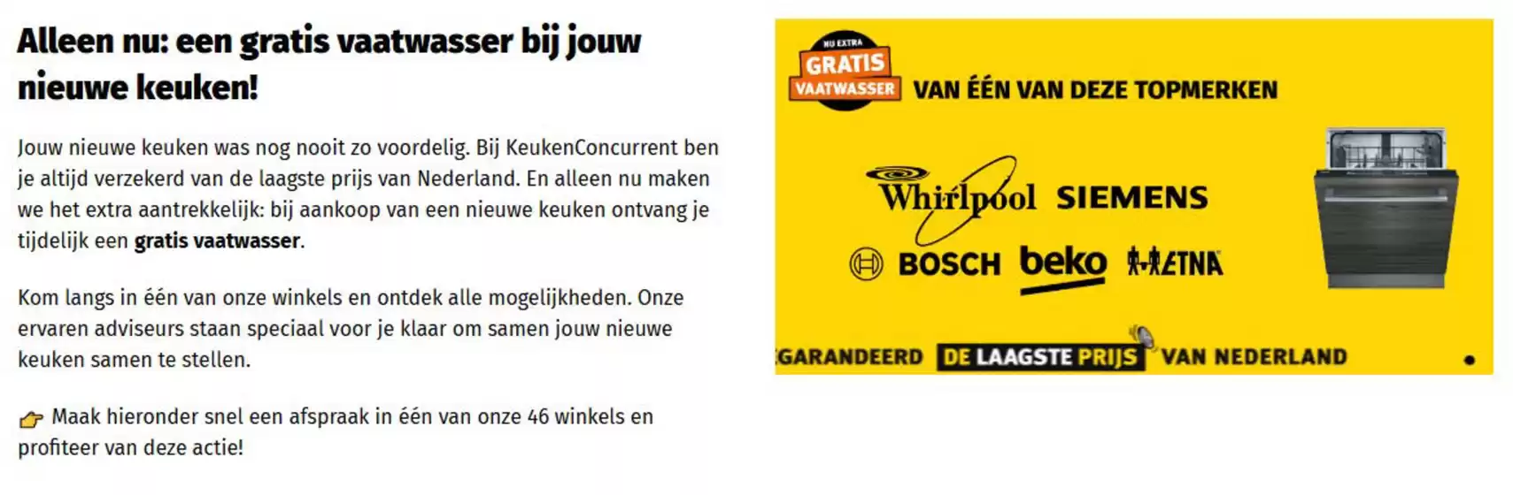 Catalogus van KeukenConcurrent in Eindhoven | Gratis vaatwasser | 2026-01-22T00:00:00.000Z - 2026-01-29T00:00:00.000Z