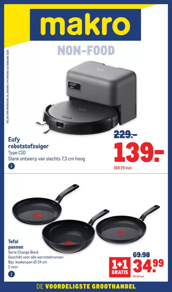 Catalogus van Makro in Nieuwegein | Non-Food | 2026-01-28T00:00:00.000Z - 2026-02-10T00:00:00.000Z