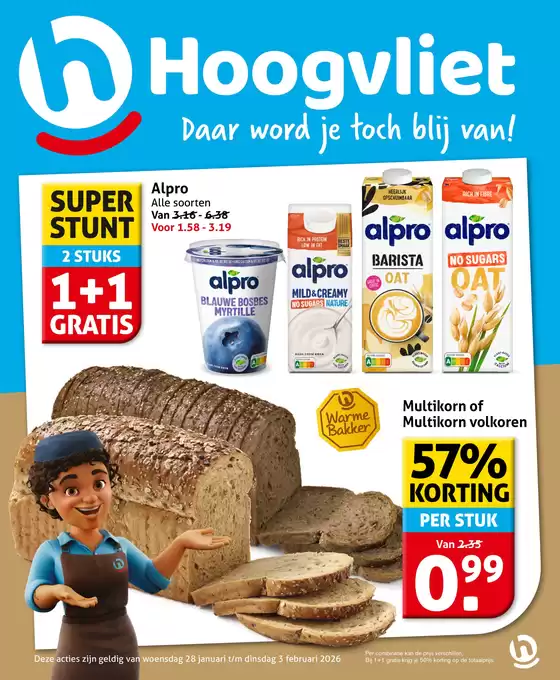 Catalogus van Hoogvliet in Oss | Speciale aanbiedingen voor u | 2026-01-28T00:00:00.000Z - 2026-02-03T00:00:00.000Z