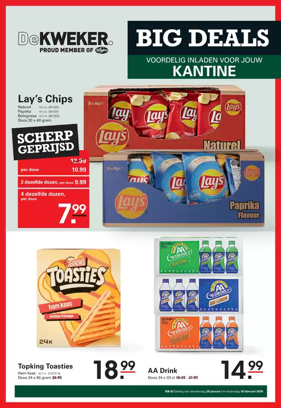 Catalogus van De Kweker in Arnhem | Big Deals Folder | 2026-01-29T00:00:00.000Z - 2026-02-16T00:00:00.000Z
