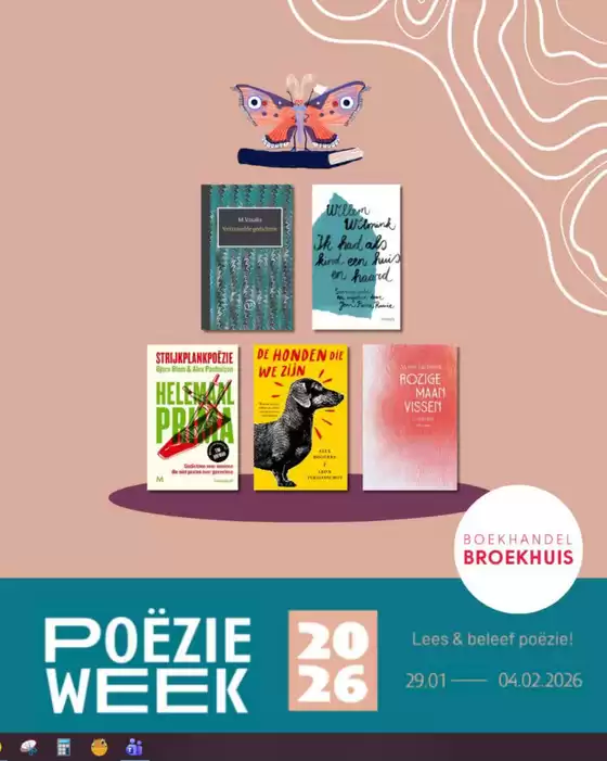 Catalogus van Boekhandel Broekhuis in Veendam | Bij aankoop van minimaal €12,50 aan poëzie krijg je het geschenk gratis | 2026-01-30T00:00:00.000Z - 2026-02-04T00:00:00.000Z