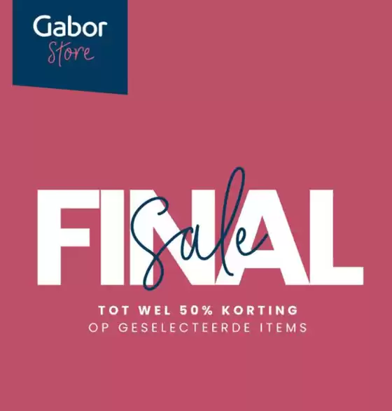 Catalogus van Gabor store in Doetinchem | Tot wel 50% korting op geselecteerde items | 2026-01-30T00:00:00.000Z - 2026-02-13T00:00:00.000Z
