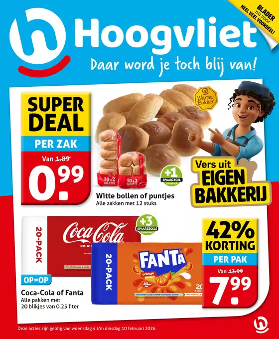 Catalogus van Hoogvliet in Vlaardingen | Kortingen en acties | 2026-02-04T00:00:00.000Z - 2026-02-10T00:00:00.000Z