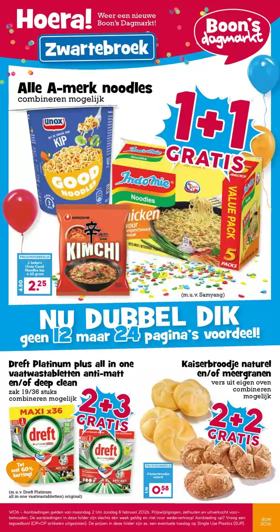 Catalogus van Boon's Markt in Schildwolde | Nieuwe aanbiedingen om te ontdekken | 2026-02-02T00:00:00.000Z - 2026-02-08T00:00:00.000Z