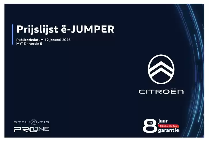 Catalogus van Citroën in Horst | 12012026 Prijzen en specificaties Citroen e Jumper | 2026-01-01T00:00:00.000Z - 2026-12-31T00:00:00.000Z