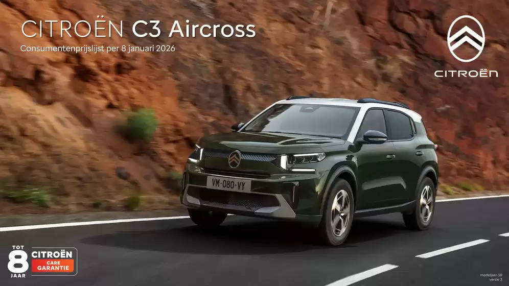 Catalogus van Citroën in Horst | 28012026 Consumentenprijslijst Citroen C3 Aircross | 2026-01-01T00:00:00.000Z - 2026-12-31T00:00:00.000Z