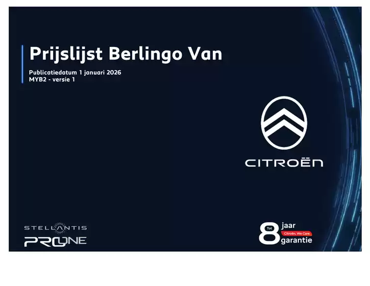Catalogus van Citroën in Horst | 01012026 prijzen specificaties berlingo van | 2026-01-01T00:00:00.000Z - 2026-12-31T00:00:00.000Z