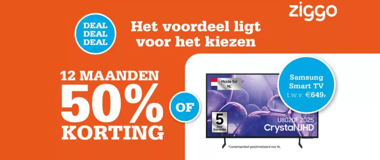 Catalogus van Telecombinatie in Amsterdam | 12 Maanden 50% Korting | 2026-02-04T00:00:00.000Z - 2026-02-11T00:00:00.000Z
