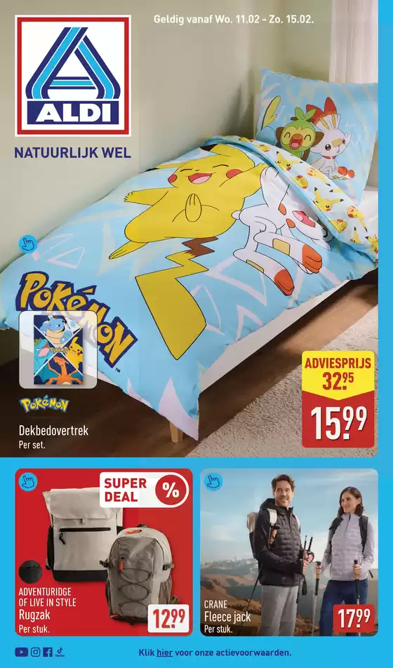 Catalogus van Aldi in Alphen aan den Rijn | Vanaf Wo. 11.02. | 2026-02-11T00:00:00.000Z - 2026-02-15T00:00:00.000Z