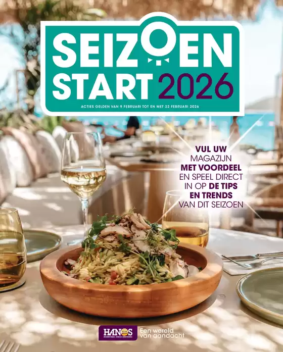 Catalogus van HANOS in Breda | Special Seizoenstart 2026 | 2026-02-09T00:00:00.000Z - 2026-02-22T00:00:00.000Z