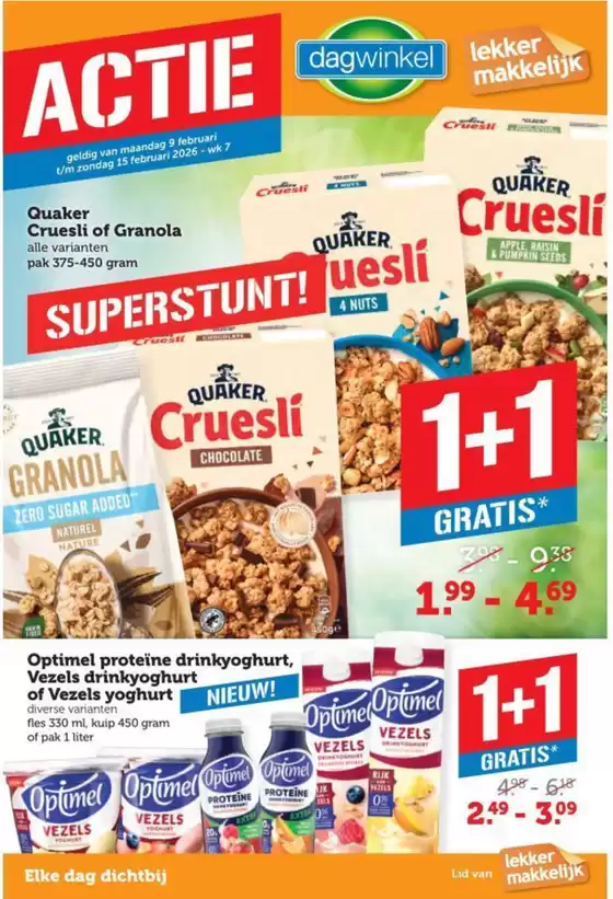 Catalogus van Dagwinkel in Nijmegen | Kortingen en acties | 2026-02-09T00:00:00.000Z - 2026-02-15T00:00:00.000Z