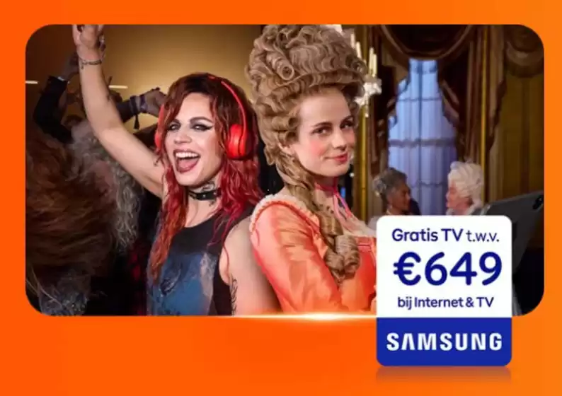 Catalogus van Ziggo in Rotterdam | Gratis TV t.w.v. €649 bij Internet & TV SAMSUNG Bij een 2-jarig abonnement | 2026-02-12T00:00:00.000Z - 2026-02-16T00:00:00.000Z