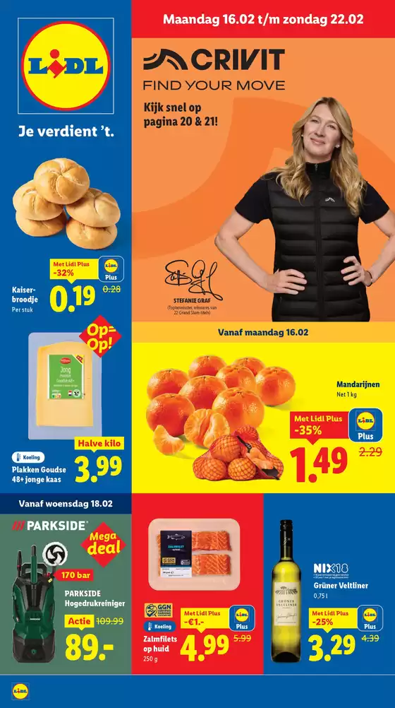 Catalogus van Lidl in Hilversum | 1602 - 2202 | 2026-02-16T00:00:00.000Z - 2026-02-22T00:00:00.000Z