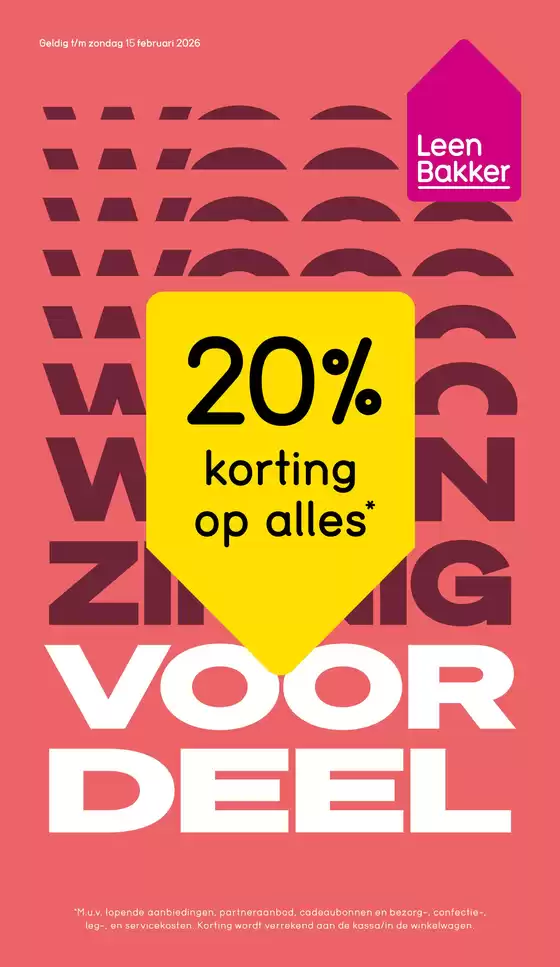 Catalogus van Leen Bakker in Hilversum | Geweldige kortingen op geselecteerde producten | 2026-02-12T00:00:00.000Z - 2026-02-15T00:00:00.000Z