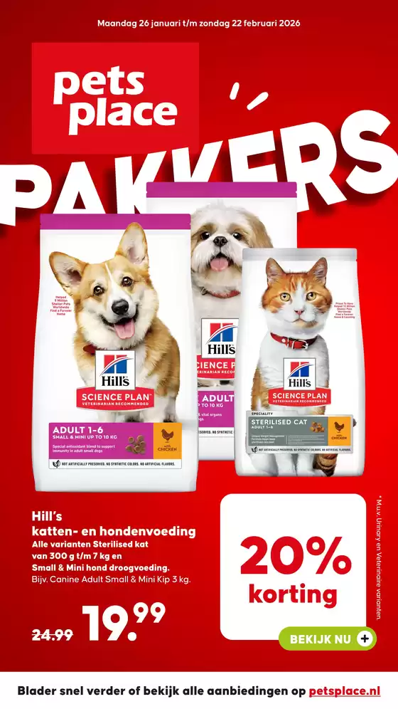 Catalogus van Pets Place in Hellevoetsluis | Folder | 2026-02-13T00:00:00.000Z - 2026-02-22T00:00:00.000Z