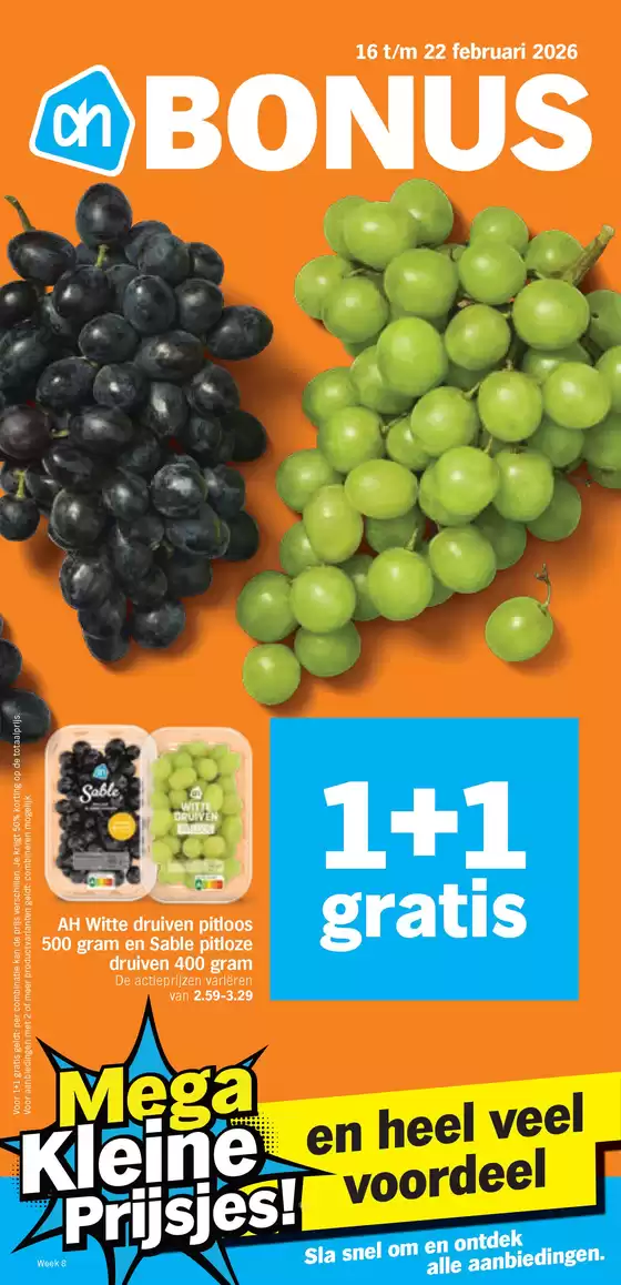 Catalogus van Albert Heijn in Leiden | Speciale aanbiedingen voor u | 2026-02-16T00:00:00.000Z - 2026-02-22T00:00:00.000Z