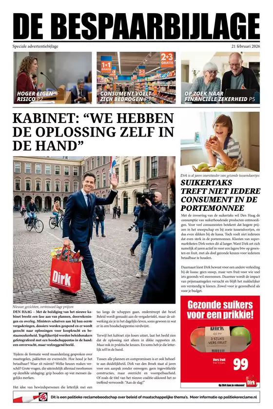 Catalogus van Dirk in Arnhem | Dirk Bespaarbijlage Feb26 | 2026-02-21T00:00:00.000Z - 2026-02-21T00:00:00.000Z