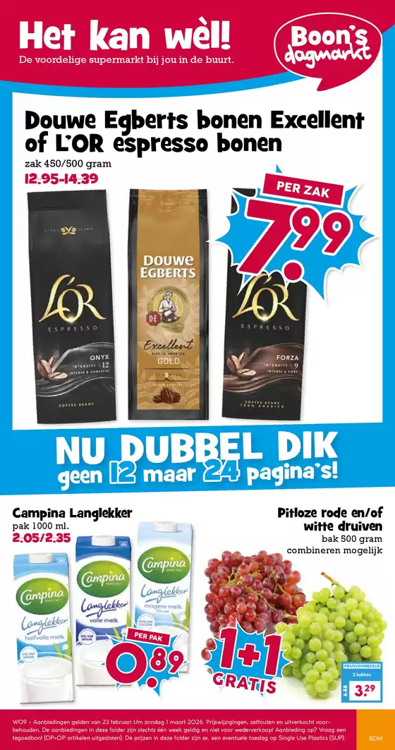Catalogus van Boon's Markt in Ermelo | Exclusieve deals en koopjes | 2026-02-23T00:00:00.000Z - 2026-03-01T00:00:00.000Z