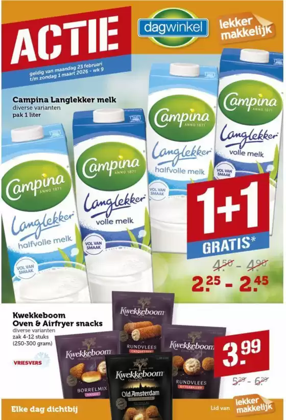 Catalogus van Dagwinkel in Driebergen-Rijsenburg | Dagwinkel folder | 2026-02-23T00:00:00.000Z - 2026-03-01T00:00:00.000Z