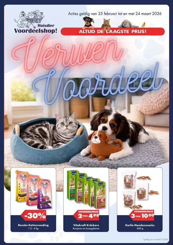 Catalogus van Huisdiervoordeelshop in Alkmaar | Folder | 2026-02-26T00:00:00.000Z - 2026-03-24T00:00:00.000Z