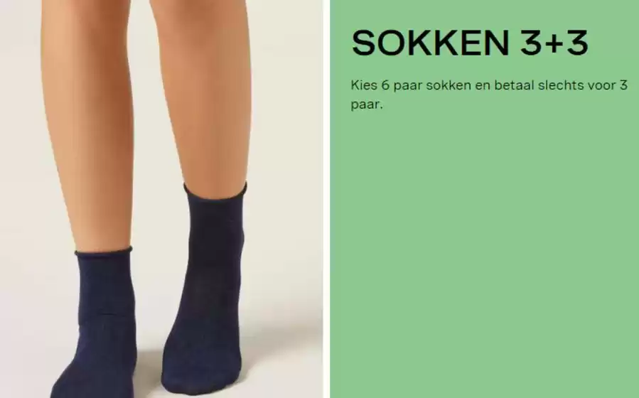Catalogus van Calzedonia in Eindhoven | Kies 6 paar sokken en betaal slechts voor 3 paar | 2026-02-27T00:00:00.000Z - 2026-03-15T00:00:00.000Z