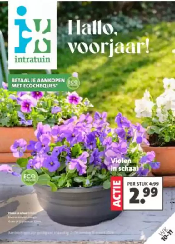 Catalogus van Intratuin in Arnhem | Actuele deals en aanbiedingen | 2026-03-10T00:00:00.000Z - 2026-03-11T00:00:00.000Z