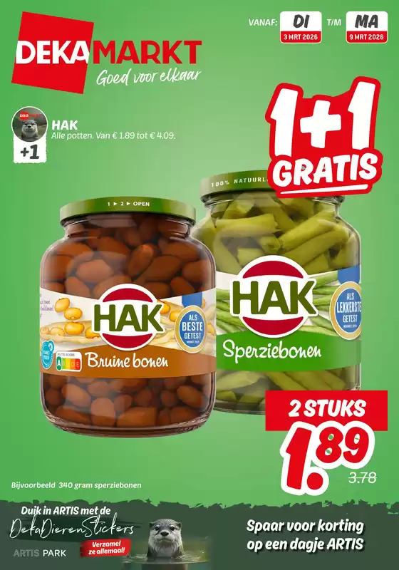 Catalogus van Dekamarkt in Zoetermeer | Onze beste deals voor u | 2026-03-03T00:00:00.000Z - 2026-03-09T00:00:00.000Z