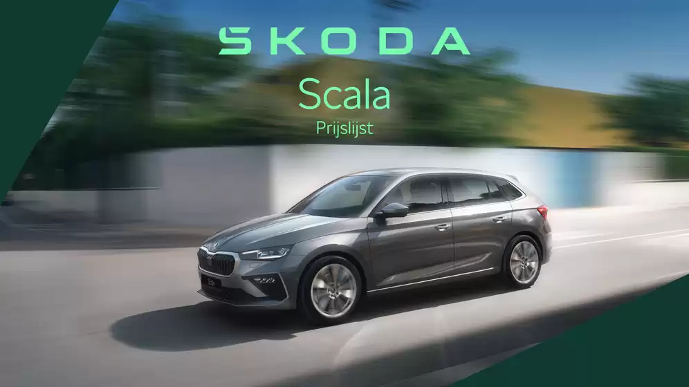 Catalogus van Škoda in Bussum | Scala Prijslijst per 2 maart 2026 | 2026-03-03T00:00:00.000Z - 2026-03-17T00:00:00.000Z