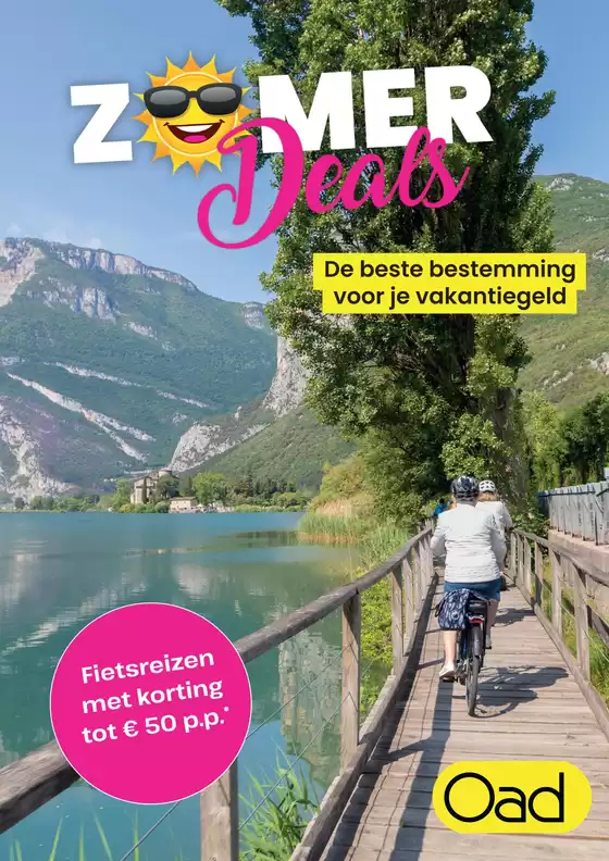 Catalogus van Oad in Landsmeer | Zomerdeal flyer fietsvakanties 2024Oad Official | 2026-03-05T00:00:00.000Z - 2026-03-19T00:00:00.000Z