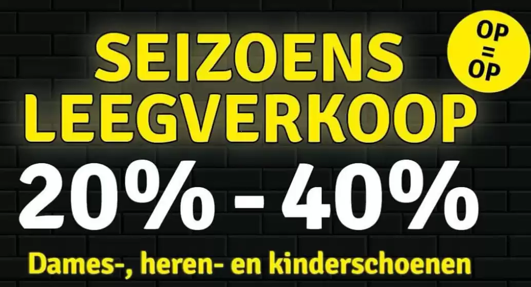 Catalogus van Broekhuizen Schoenen in Geldrop | Seizoens Leegverkoop 20-40% | 2026-03-05T00:00:00.000Z - 2026-03-20T00:00:00.000Z