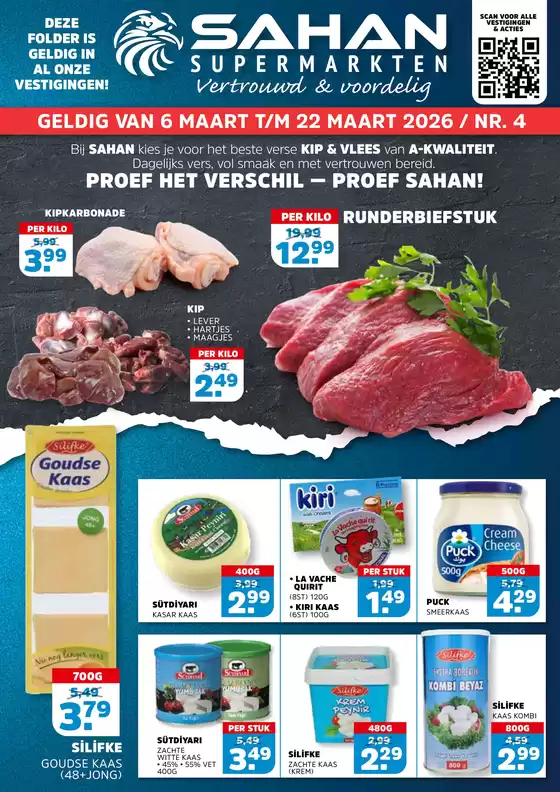 Catalogus van Sahan Supermarkten in Bergschenhoek | Sahan Supermarkten folder | 2026-03-06T00:00:00.000Z - 2026-03-22T00:00:00.000Z